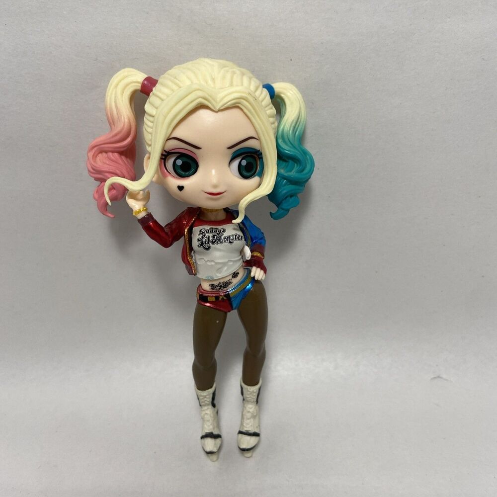 Suicide Squad Harley Quinn Q Posket Figure 2 Craneking Banpresto Incomplete